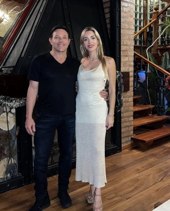 Jordan Belfort with his wife, Cristina Invernizzi.